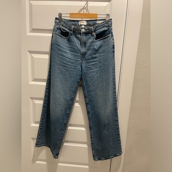 Frame Le Pixie Jane Wide Leg lomina jeans 28 - Picture 3 of 10